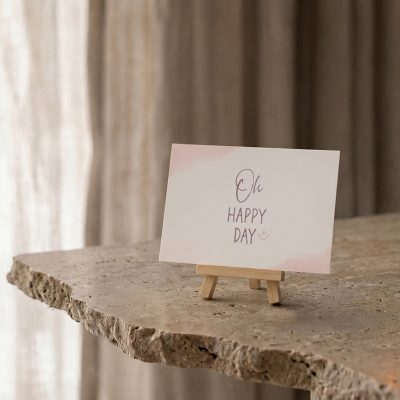 Postkarte Oh happy day :)